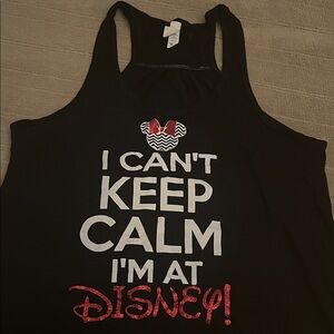 Bella Canvas Black Disney Tank Top